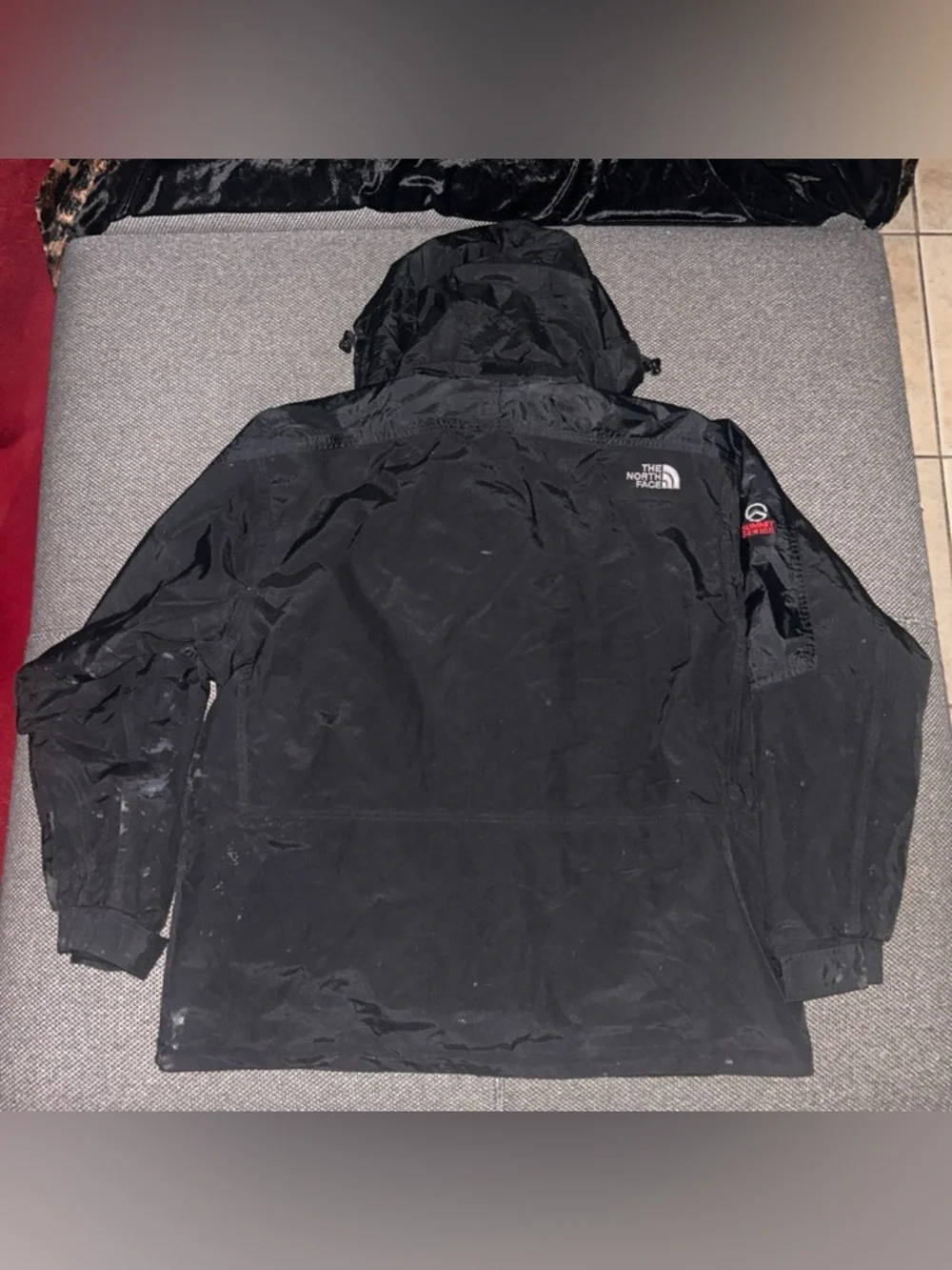 The North Face Men's Summit Series Black Waterproof Hooded Jacket